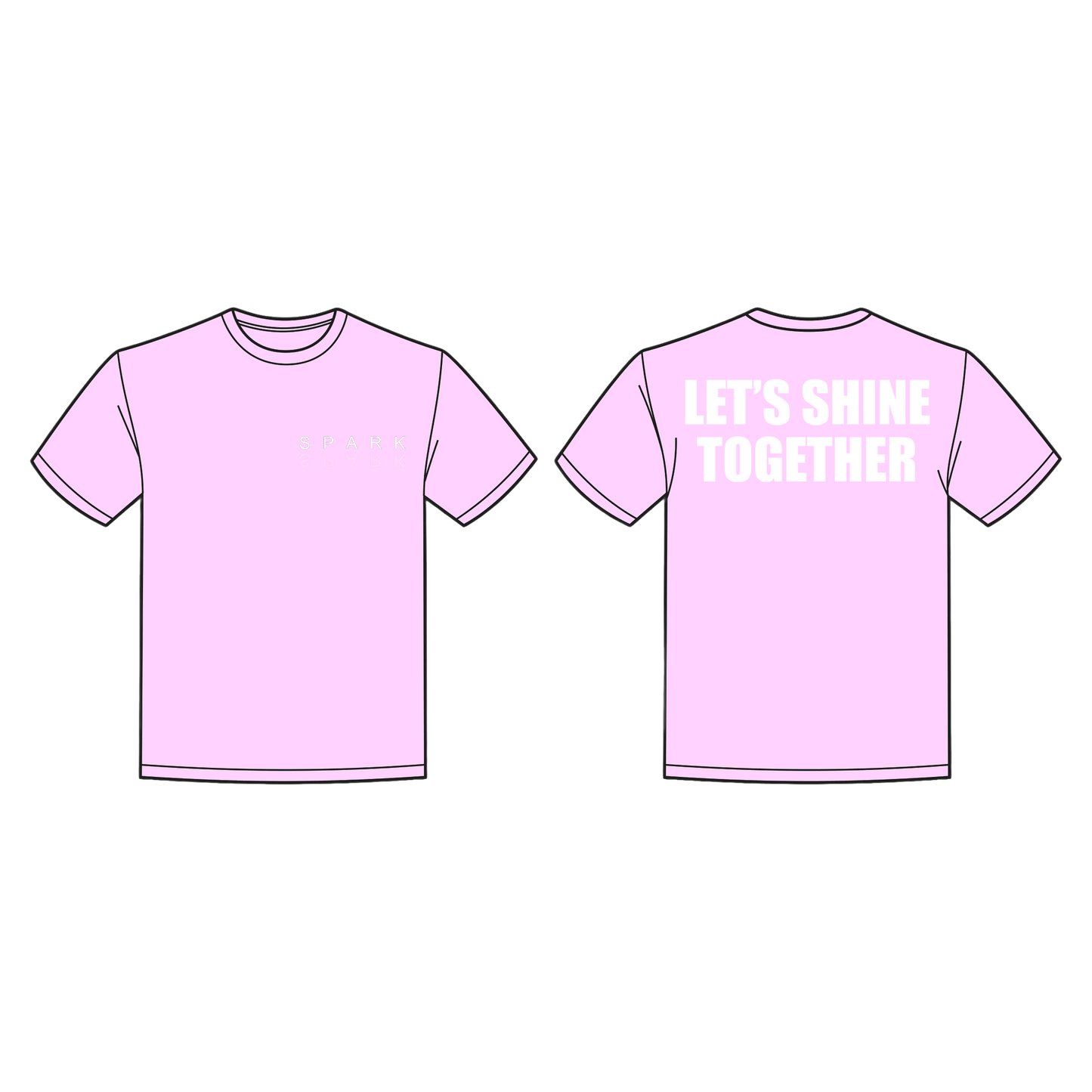 T-shirt LST - Rose